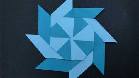 手工折纸纸飞镖的做法详细图解教程╭★肉丁网