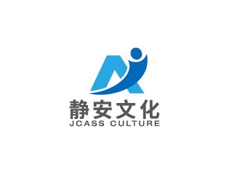 上海市静安文化进修学校商标设计 - 123标志设计网™