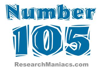 105 — сто пять. натуральное нечетное число. в ряду натуральных чисел ...
