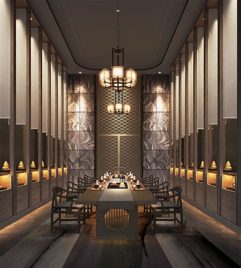 【高清】新中式风格别墅客厅照明设计案例展示「孙氏设计」