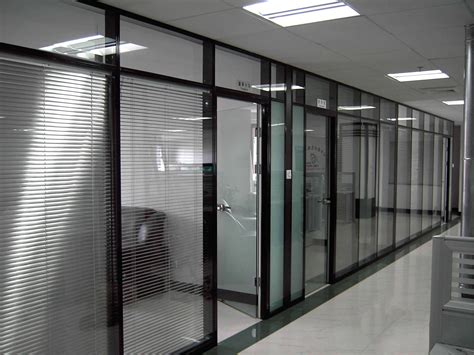 办公室玻璃隔断墙 铝合金钢化玻璃隔断 玻璃隔断墙 - 美尚高隔 - 九正建材网