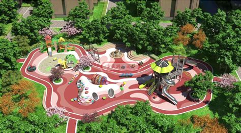 新概念无动力儿童乐园设计 户外小区拓展游乐设备 儿童游乐场规划-阿里巴巴