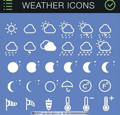 天气预报大雪是什么标志符号-如图所示的几种天气符号中，常用来表示“大雪”的是（