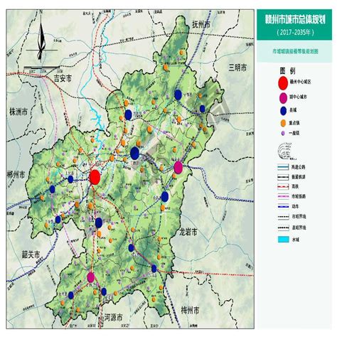 赣州市中心城区重点地段城市设计规划总用地面积12.5平方公里！