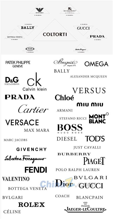 十大奢侈品牌排行榜 世界奢侈品牌logo大全_排行榜