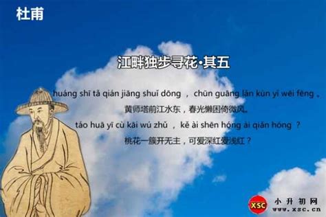 【语文大师】江畔独步寻花——唐.杜甫-搜狐大视野-搜狐新闻