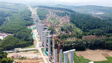 广西来宾：正龙红水河特大桥施工正有序推进-人民图片网