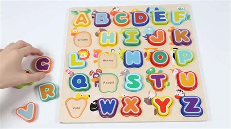 认图字母卡儿童学前辅助教具 木制玩具 早教玩具 英文早知道0.7-阿里巴巴