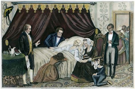 Death Of Washington 1799 Nthe Death Of George Washington On 14 December ...