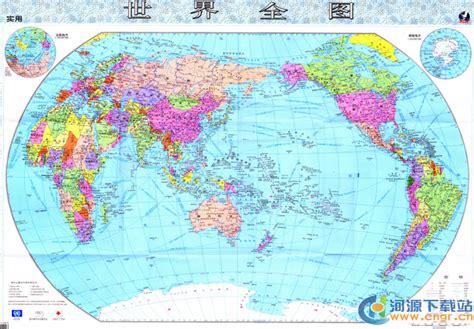 世界地形图高清版大图下载|世界地形图高清中文版2016( 竖版世界地图)_极光下载站