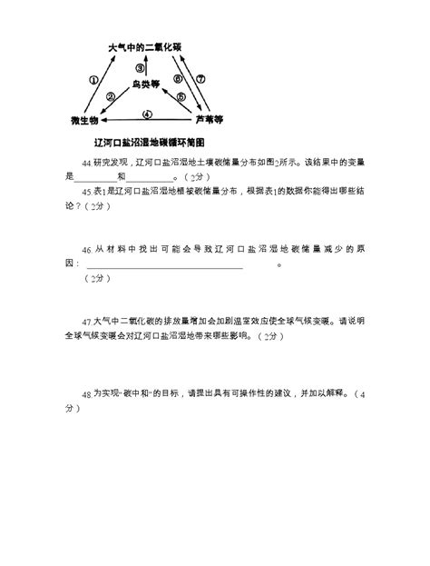 上海市普陀区2021-2022学年九年级中考一模跨学科案例分析试题-教习网|试卷下载