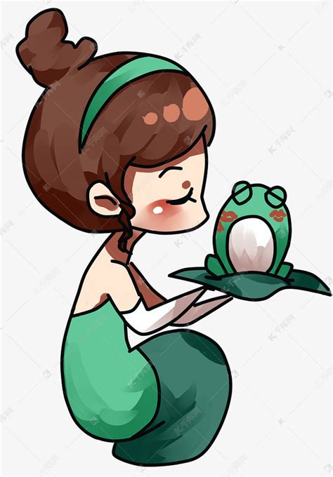 童话世界青蛙王子与公主素材图片免费下载-千库网