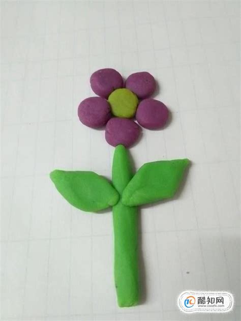 漂亮的小花朵DIY手工制作 教你用彩泥做小花的做法