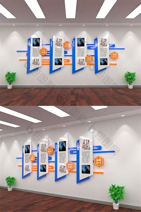 公司文化墙设计图片大全41款_价格 - 500强公司案例