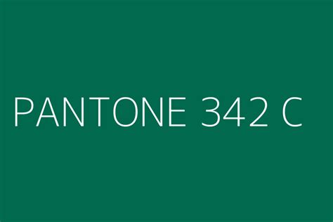 PANTONE 342 C color palettes and color scheme combinations - colorxs.com