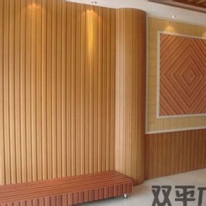 木纹生态木护墙板 195长城板 生态木包覆墙板 鑫美饰建材