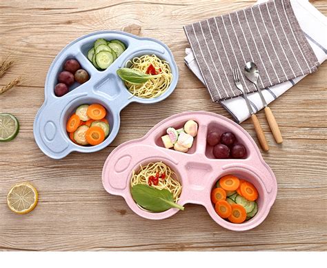 宝宝餐盘儿童餐具套装卡通汽车早餐盘子碗小孩可爱家用分隔分格盘-阿里巴巴