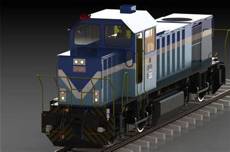 火车头3D模型下载_三维模型_STEP模型 - 制造云 | 产品模型