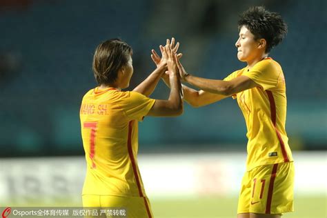 亚运会-中国女足16-0塔吉克斯坦