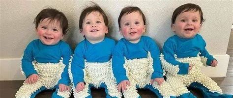 全球仅72例！同卵四胞胎一出生就轰动全美，如今长大了竟然..._珍妮_孩子_宝宝