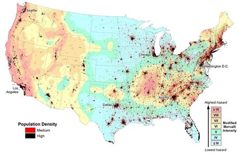 美地质勘探局图片显示美国地震带覆盖48州_科技_环球网