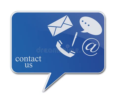 Contact signs stock vector. Illustration of tube, phone - 8230687