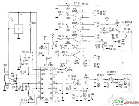 电动叉车控制器电路图大全（稳压电源/有刷控制器/89C2051控制器）-接线图网