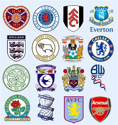 英国多家足球俱乐部队标PNG图标 - 爱图网设计图片素材下载