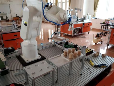 工业机器人系统集成教学工作站_工业机器人应用实训平台_北京理工伟业公司