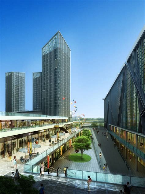 济宁中央商务区3dmax 模型下载-光辉城市