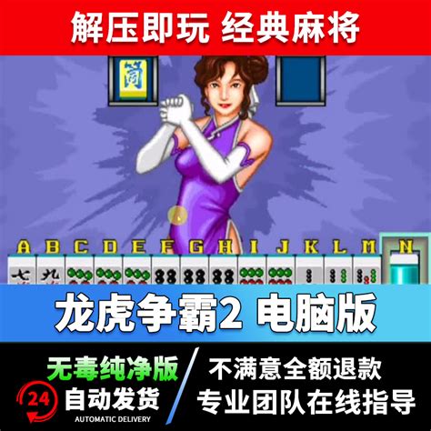 龙虎争霸2电脑版 PC麻将休闲单机游戏 支持win7/10/11 解压即玩-淘宝网