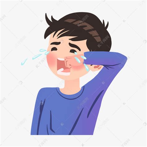 伤心哭泣的图片