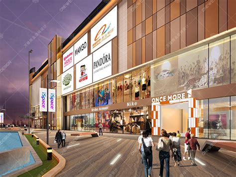 商场VI设计，购物中心标志设计,shopping mall品牌设计-万方城