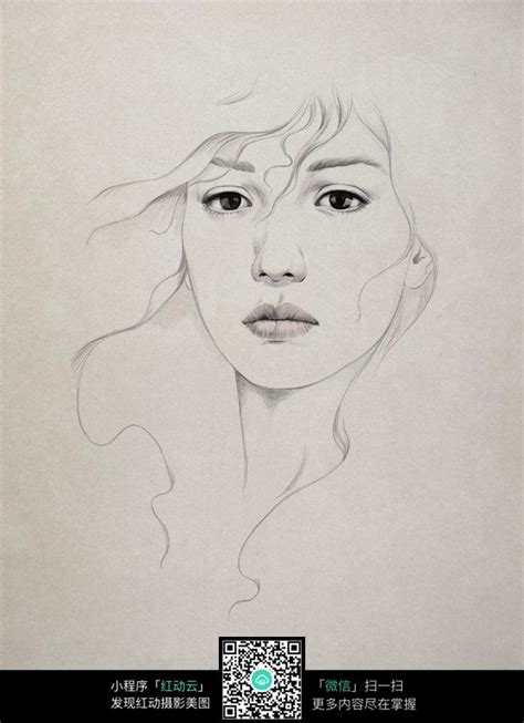 人物素描图片