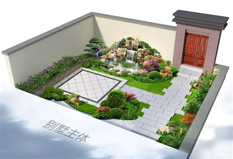 庭院景观设计案例效果图 - 居住区景观 - 装饰设计景观设计设计作品案例