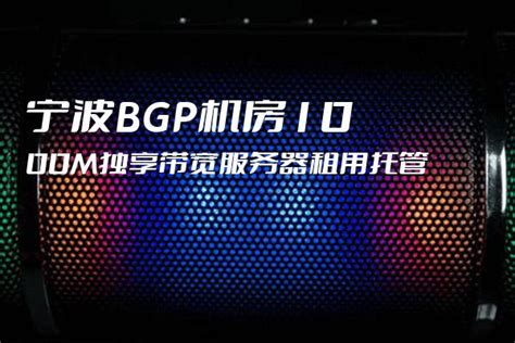 宁波BGP机房100M独享带宽服务器租用托管_公司新闻_腾佑科技IDC服务商