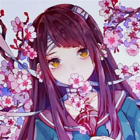 甜美头像唯美女生动漫