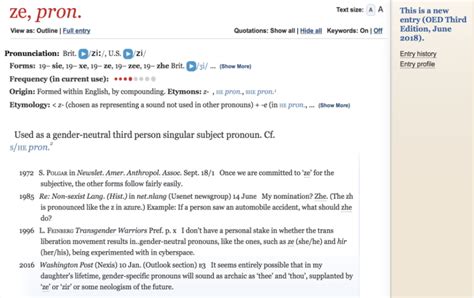 OED Online | Examining the OED