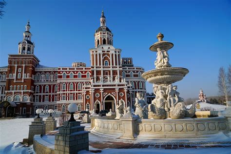 科学网—伏尔加庄园冬景2019（4）：查理津诺城堡和瓦西里亭 - 徐长庆的博文