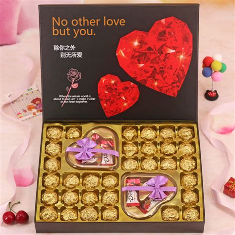 精致又美味的巧克力礼盒，情人节的仪式感满满的_糖果巧克力_什么值得买