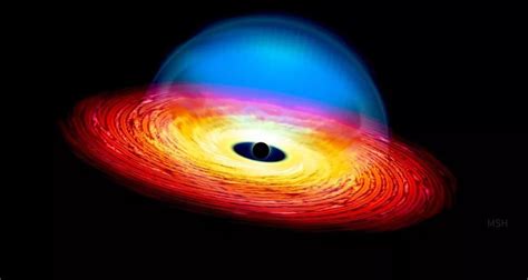 别眨眼！NASA发布绚丽动图 带你看扭曲的黑洞世界(图)_凤凰网