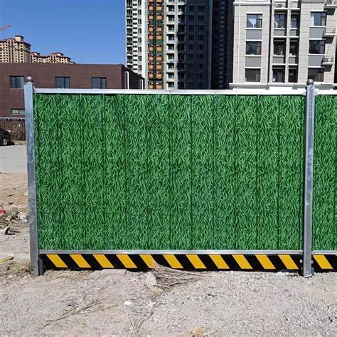 标化工程新型围挡 小草板围护临时隔离墙 多种样式 坚固耐用