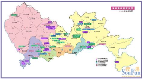 深圳行政区地图图片