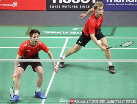 【集锦】羽毛球男子双打决赛：李俊慧/刘雨辰获得银牌
