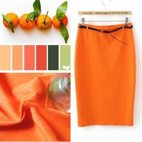 橙色配什么颜色最搭 橙色跟什么颜色搭配好看图片(2)_配图网