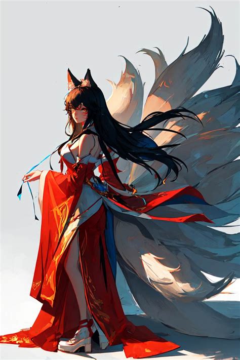 九尾妖狐阿狸头像图片