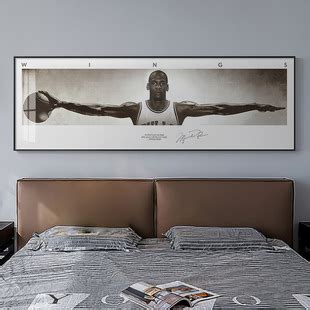 NBA球星科比乔丹詹姆斯海报篮球装饰画卧室床头挂画壁画厂家批发-阿里巴巴