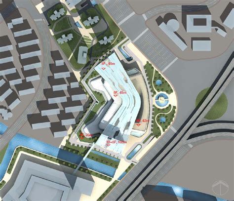 [福州]三层现代风格中心商场施工图(含效果图+SU模型)-商业空间装修-筑龙室内设计论坛