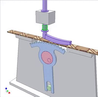 旋转运动转直线运动机构3D模型图纸 Solidworks设计 – KerYi.net