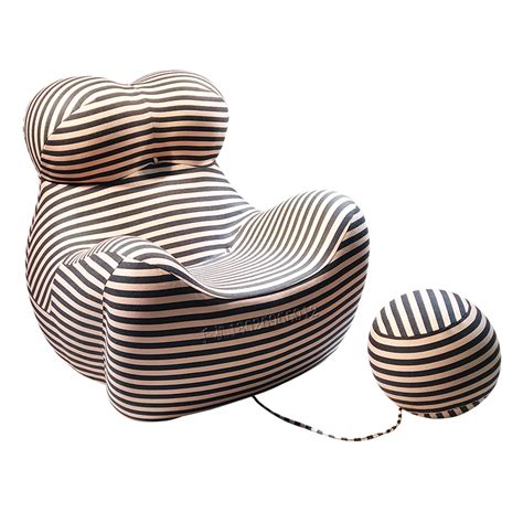 Italy 超大款意式 B&B 现代简约UP系列玻璃钢字母椅设计师客厅酒店沙发休闲椅